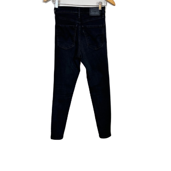 Levi’s Mile High Super Skinny‎ Black High Rise Jeans Denim Women’s 26 - Picture 2 of 3